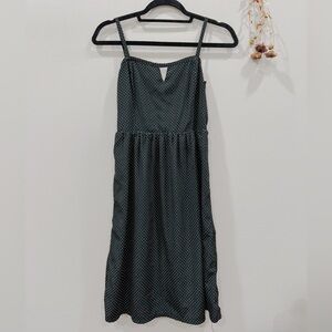 Old Navy Green Sleeveless Spaghetti Strap Sundress